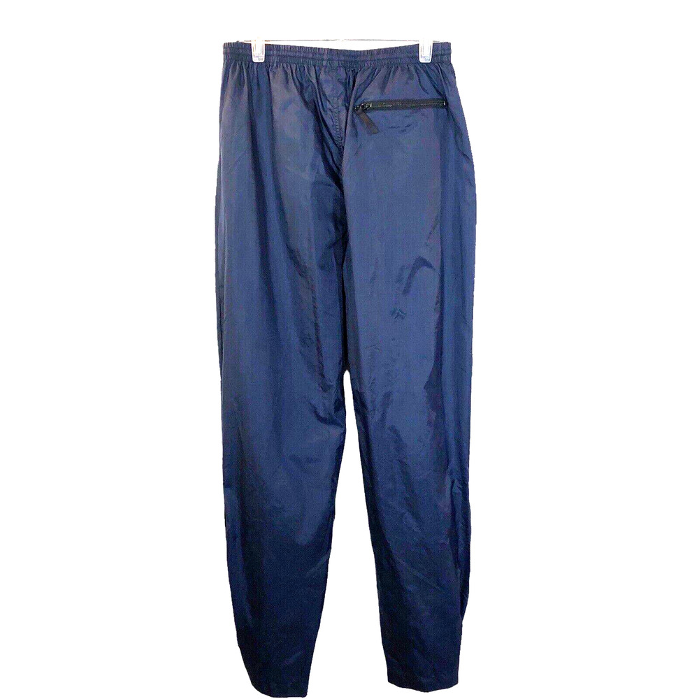 Helly Hansen Navy Nylon Shell Pants Sz L | Waterproof Outdoor Windbreaker - Picture 4 of 9